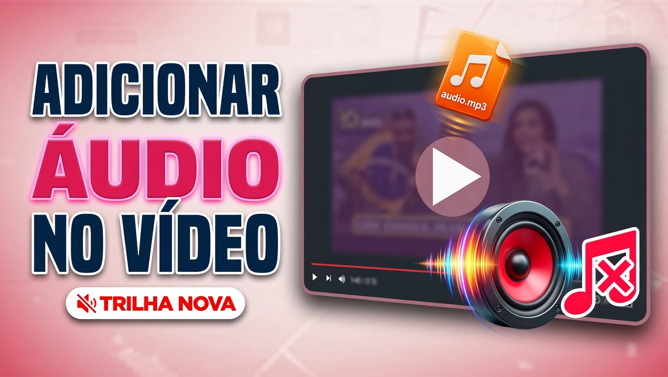 Adicionar áudio no vídeo online grátis