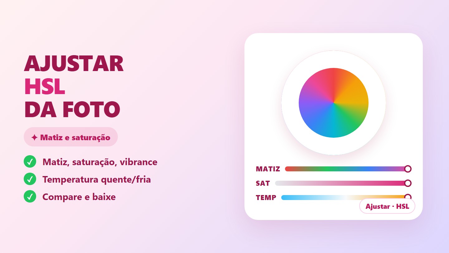 Ajustar HSL da imagem online grátis