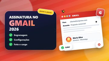 Como colocar assinatura no Gmail (2026)