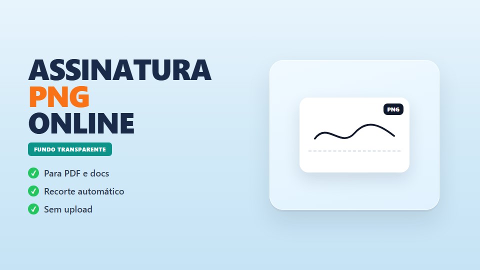 Assinatura PNG Online - Criar e Baixar PNG Transparente