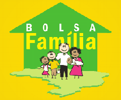 Logo Bolsa Família fundo amarelo