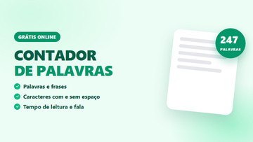 Contador de palavras online