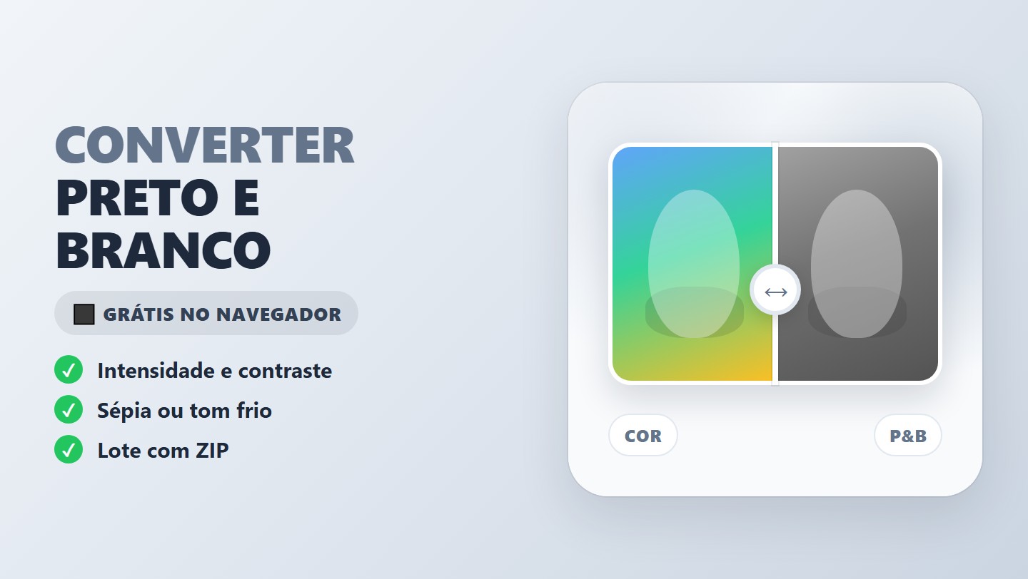 Converter foto para preto e branco online grátis