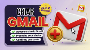 Criar Gmail Email - Como Fazer Conta Email Gmail Passo a Passo