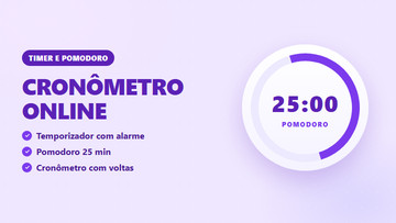 Cronômetro e timer online