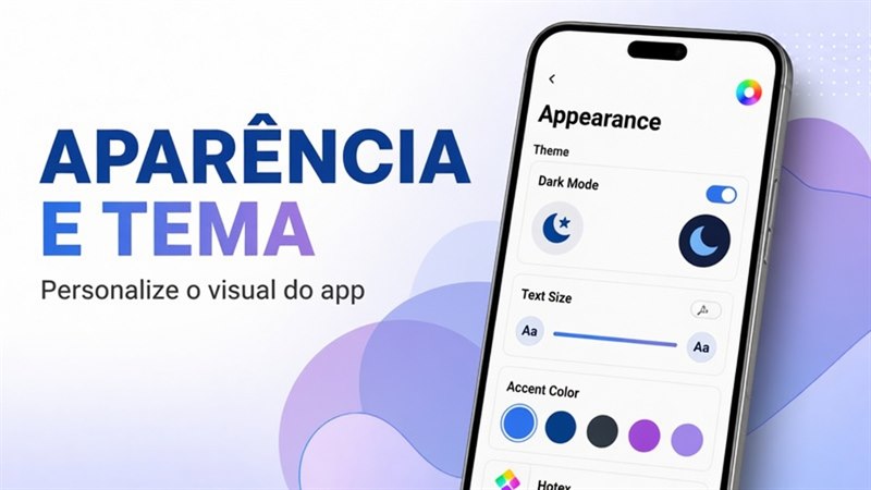 Como mudar tema, cor e tamanho do texto no DicaNote