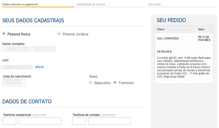 Como cadastrar-se ou criar conta no UOL Mail - MundoContas