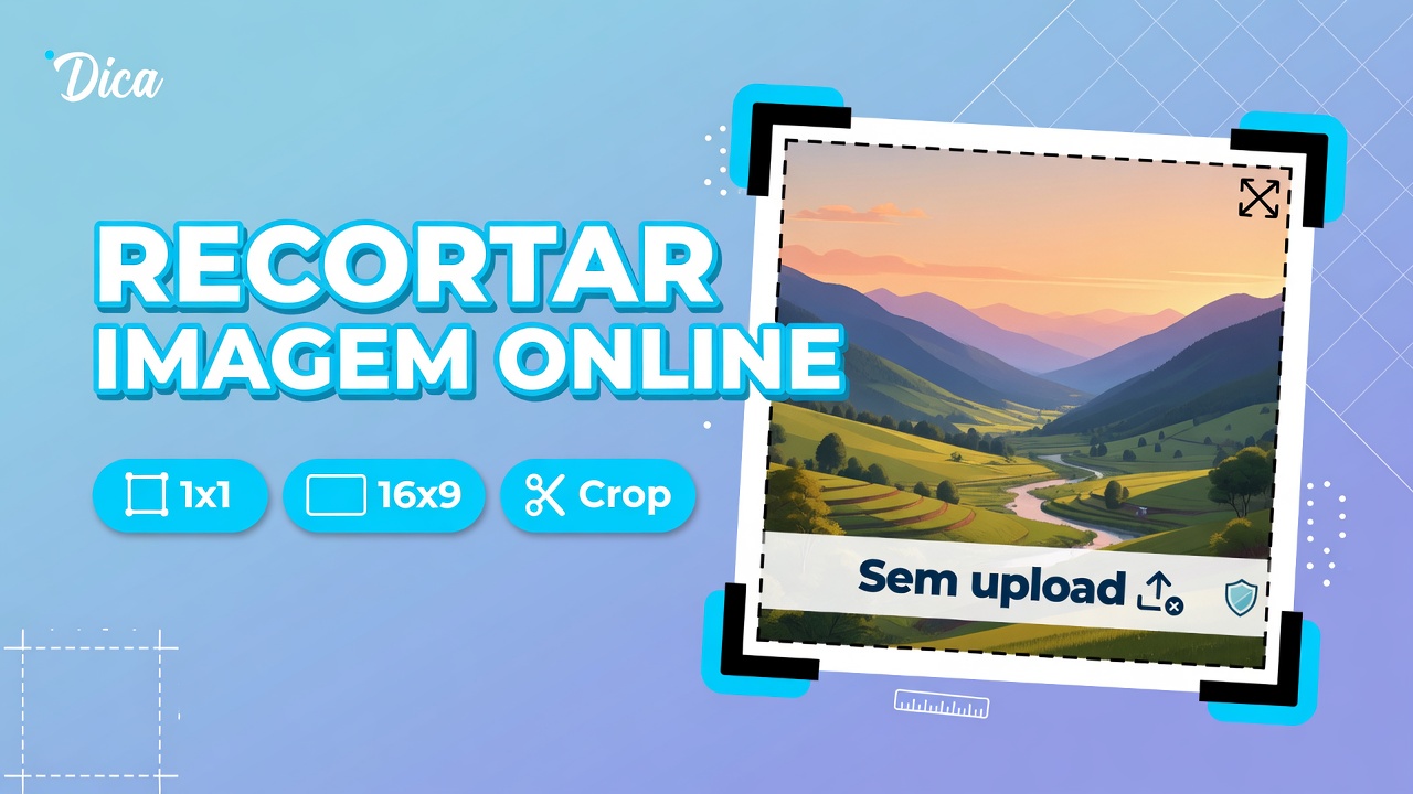 Recortar Imagem Online Grátis - Crop com Proporção