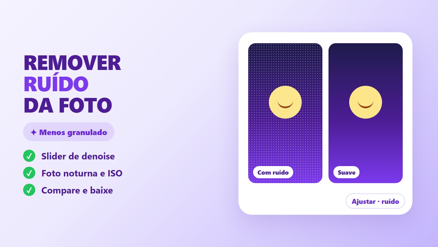 Remover ruído de foto online grátis
