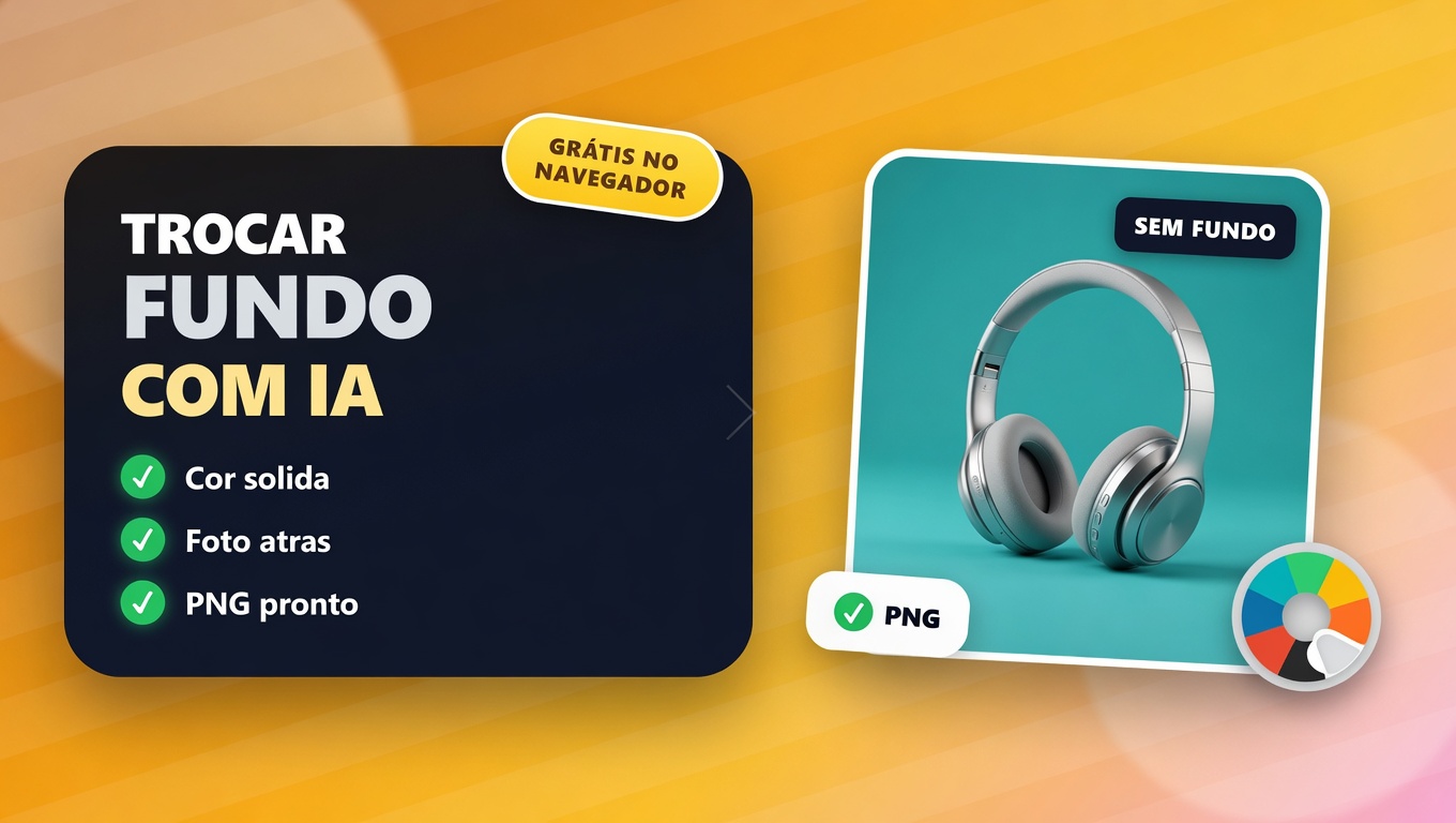 Trocar fundo de imagem online grátis