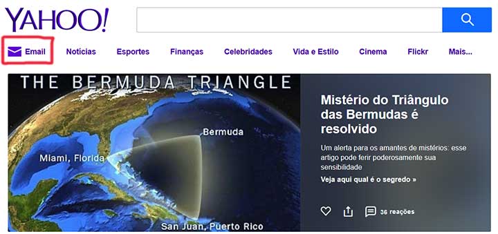 Yahoo! Mail: Entrar ou fazer login no Yahoo.com, Yahoo.com.br e outros -  MundoContas